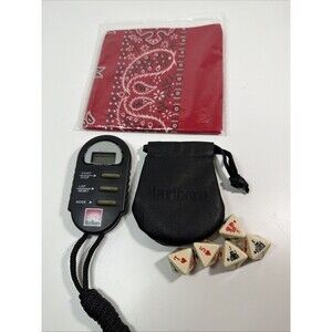 3 Vintage Marlboro - Racing Stop Watch - Dice In Bag - Bandana - Logo Gear Promo